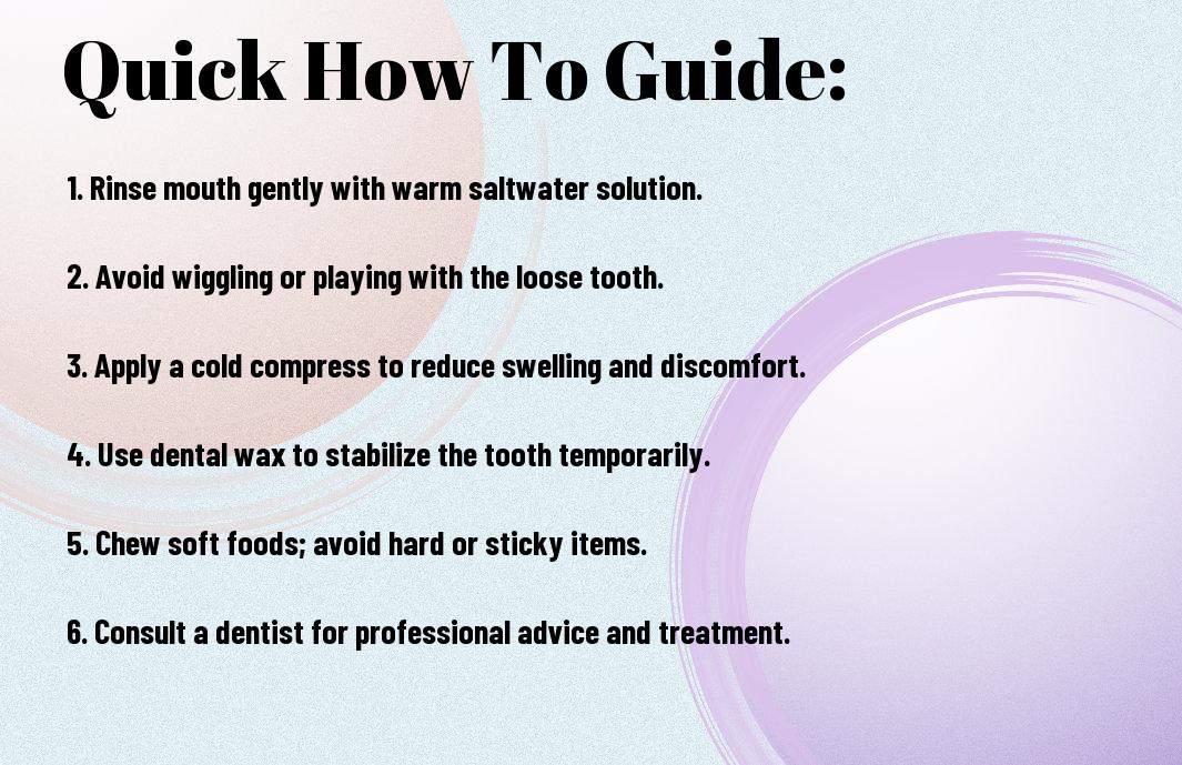 How to tighten a loose tooth fast 2